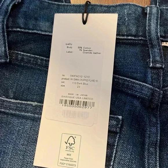 Moussy MV Emma Cropped Flare- Hi Jeans - Picture 8 of 11